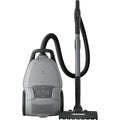 Cet aspirateur au format traineau associe la collecte de la poussiere et l'entretien des sols