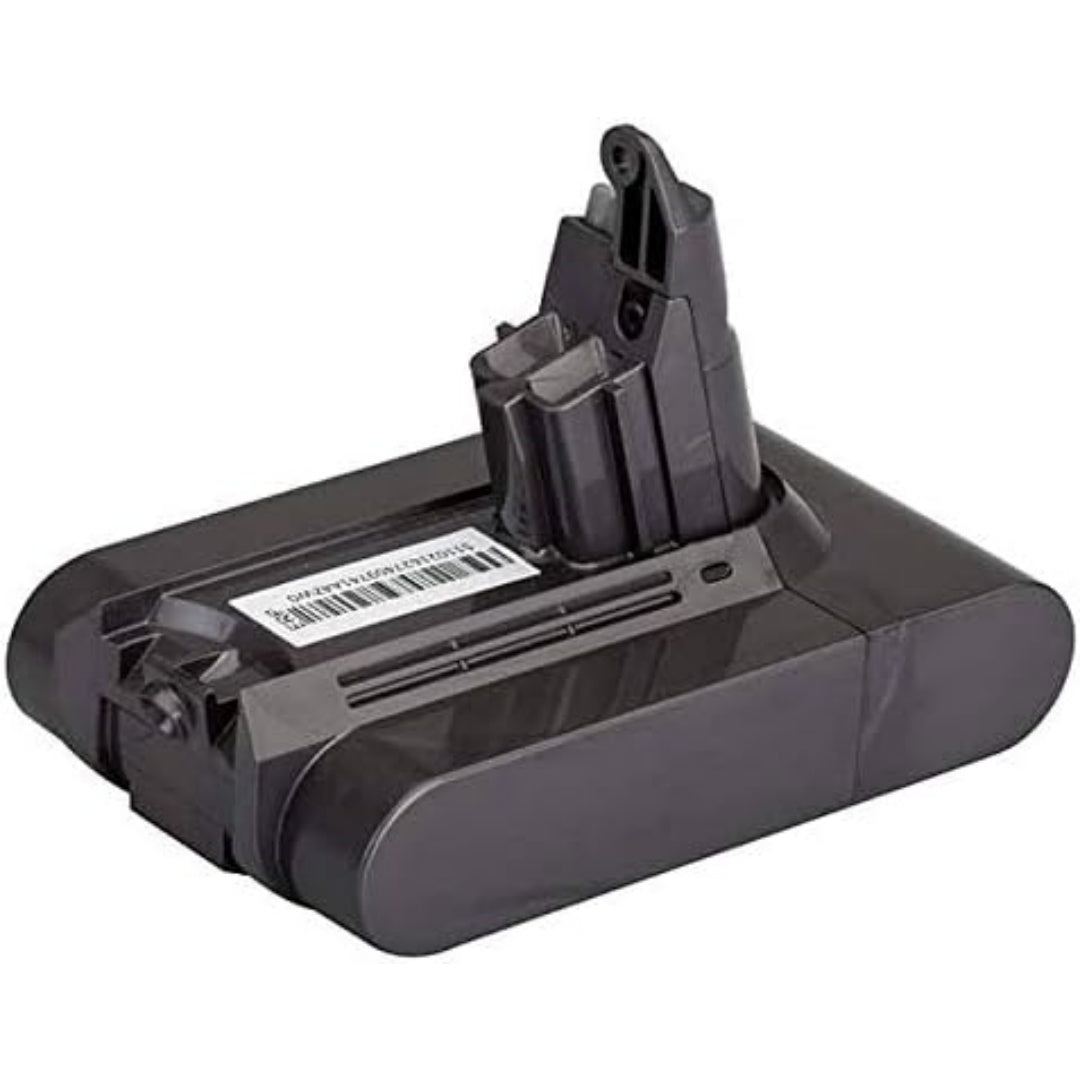 Batterie rechargeable, coloris gris et noir, avec une technologie lithium ion