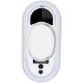 Robot pour surfaces vitrees associant le nettoyage des surfaces vitrees et le deplacement sur la vitre