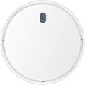 Robot de nettoyage des sols associant un reglage par application au coloris blanc