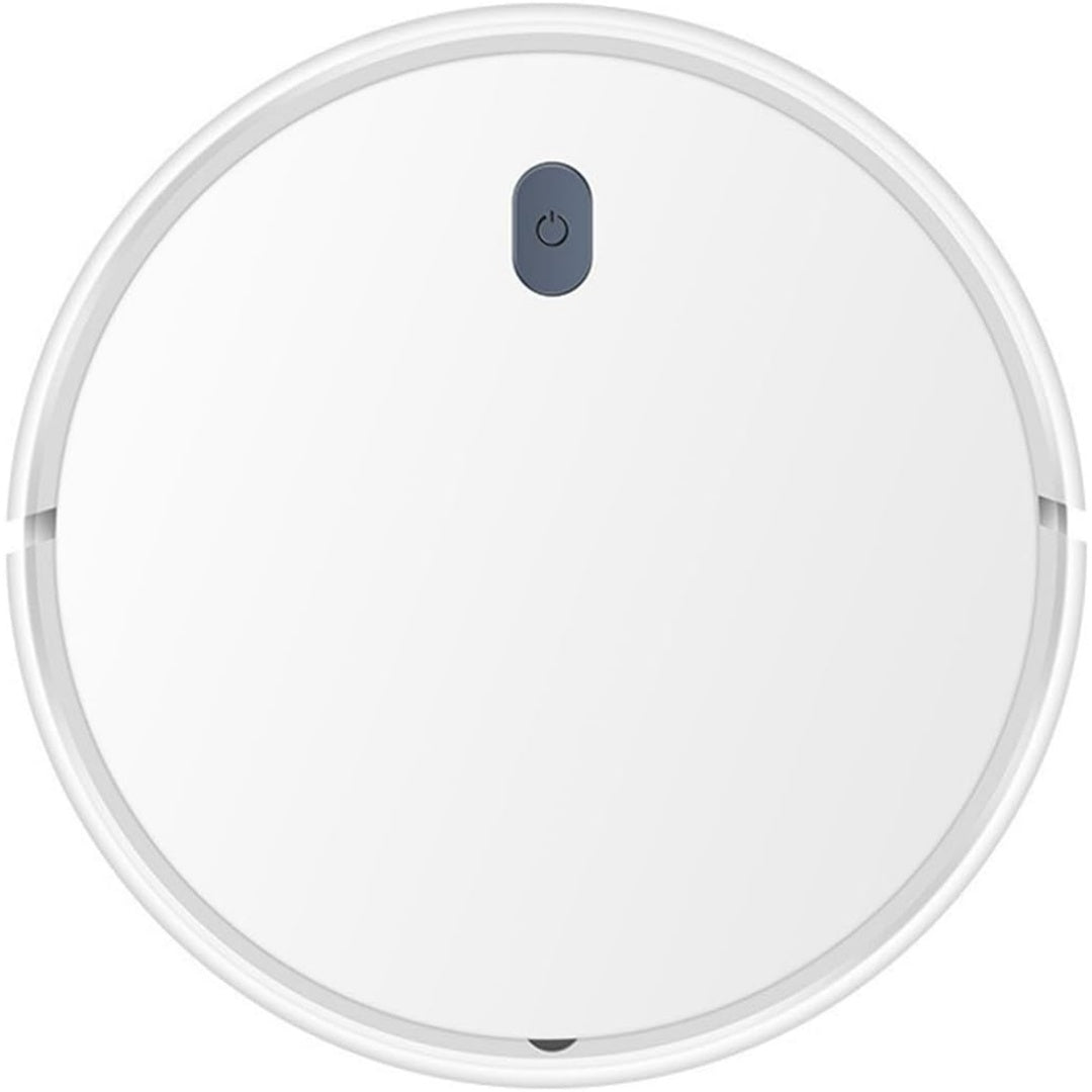 Robot de nettoyage des sols associant un reglage par application au coloris blanc